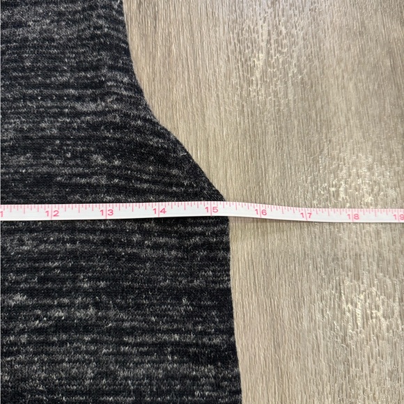 Zara Knit Sleeveless V-Neck Jumpsuit Women Size Medium Gray Linen Blend Pockets - Picture 10 of 16